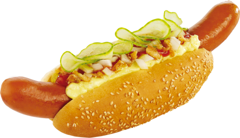 Ristet hotdog